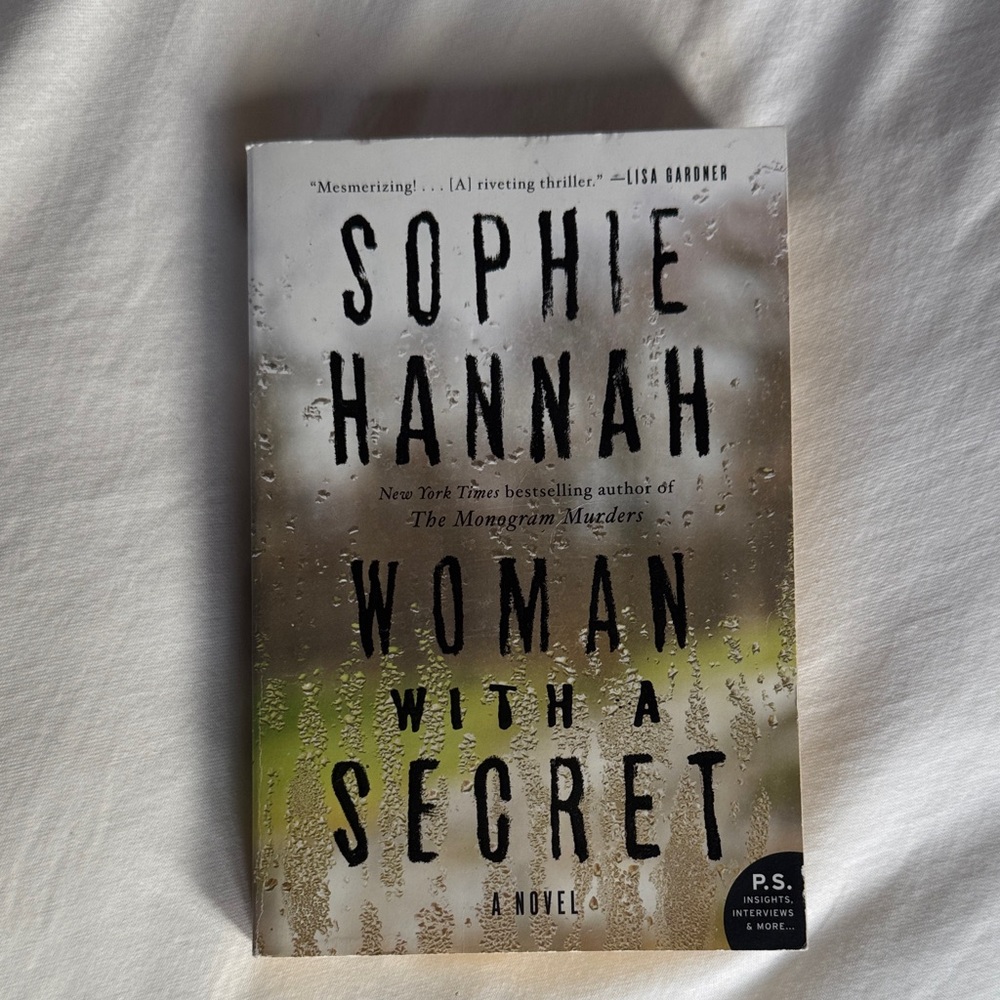Sophie Hannah Novel 'Woman with a Secret'